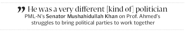 Senator Mushahidullah Khan